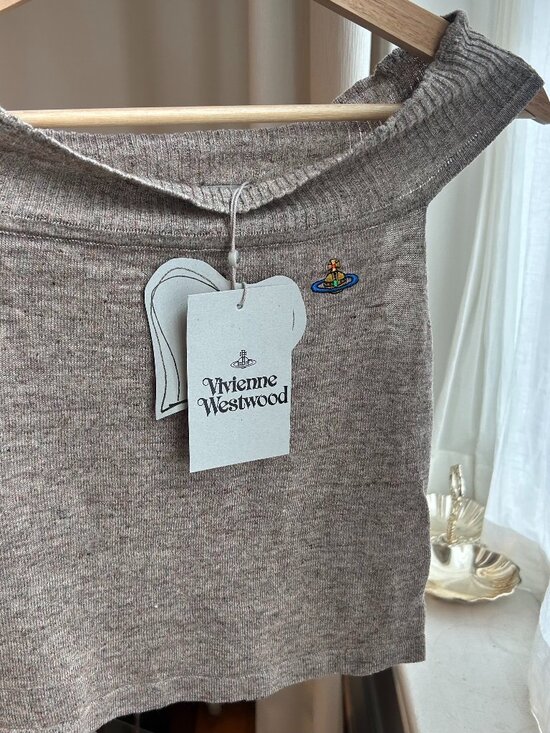 Vivienne Westwood Tops - VIVIENNE WESTWOOD- Beige Valentina Tank Top NWT